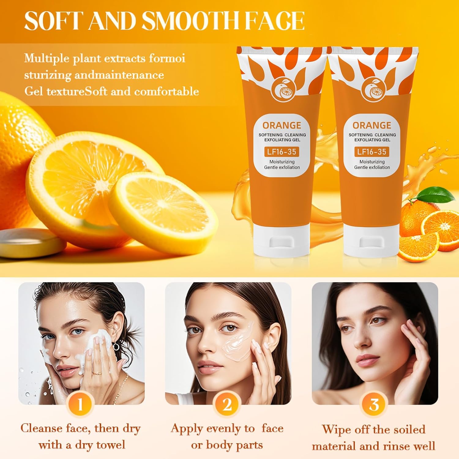 BepGlow Orange Enzymes Exfoliating Brightening Gel (100ml)