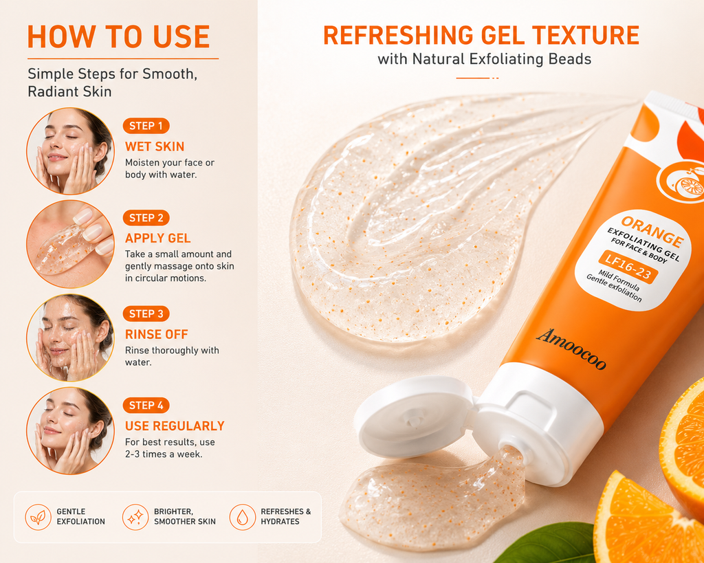 BepGlow Orange Enzymes Exfoliating Brightening Gel (100ml)