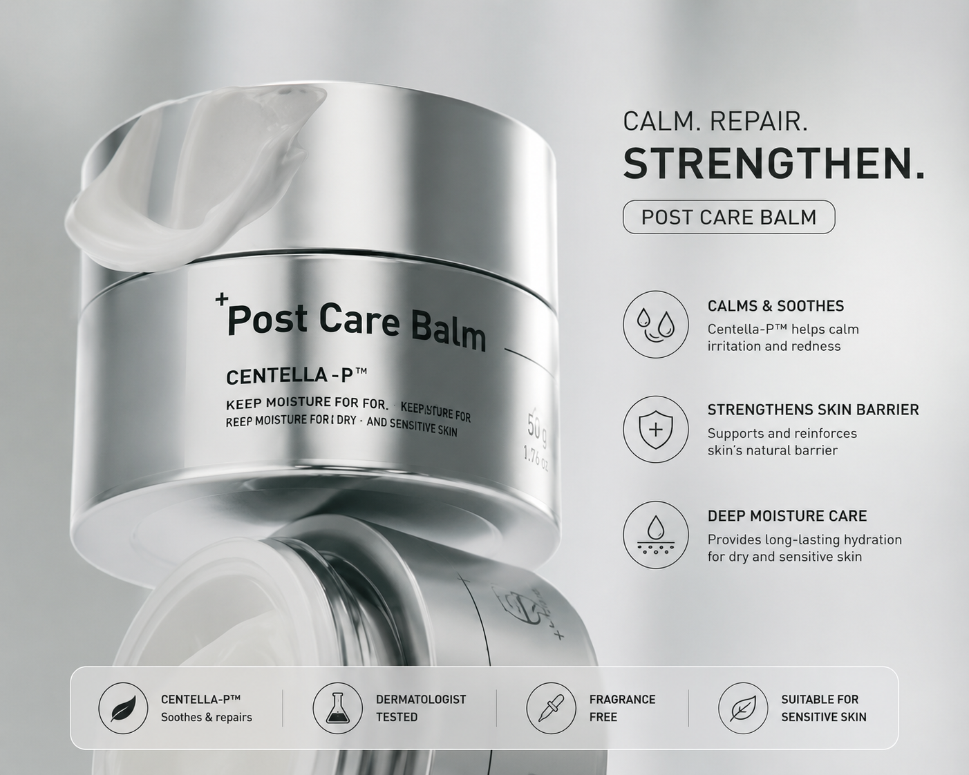 BepCalm Post Care Soothing Recovery Balm